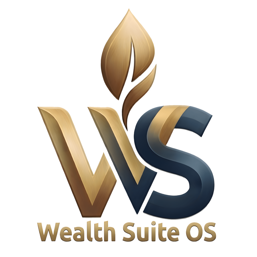 WealthSuite OS — WS mark with wordmark